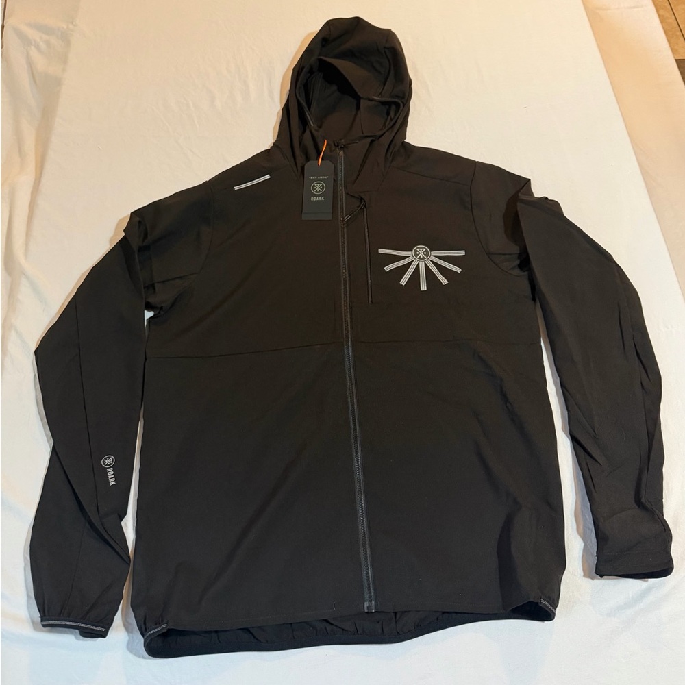 NWT Roark Men's Secondwind 2.0‎ windbreaker jacket hoodie Size Small